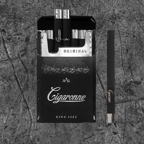 Cигареты Сигарон Кинг Сайз Черный (Cigaronne Кing Size Black 84mm)