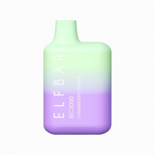 Электронная сигарета Эльф Бар 3000 затяжек Клюква Виноград (Elf Bar BC 3000 Cranberry Grape)