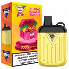 Электронная сигарета GANG X BOX 8000 Ананас Малина Вишня