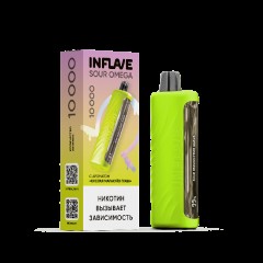 Электронная сигарета Inflave Omega 10000 Кислая маракуйя Гуава