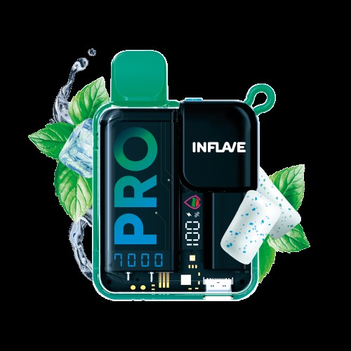 Электронная сигарета Inflave Pro 7000 затяжек Мятное Драже