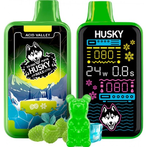 Husky Air Max Ultra Strong 25000 Acid Valley (Кислый ягодный мармелад)