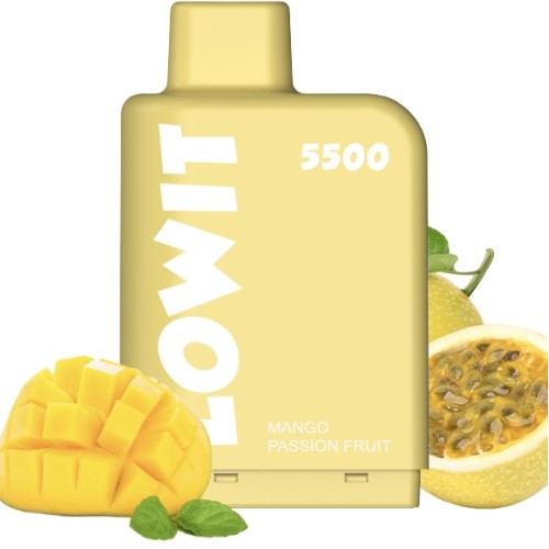 Картридж Elf Bar Lowit 5500 Затяжек Манго Маракуйя
