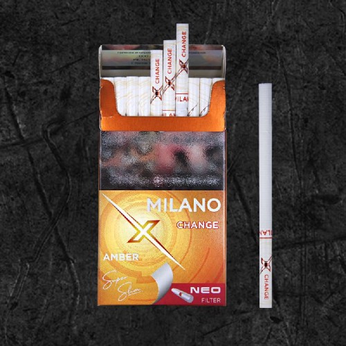 Сигареты Милано Супер Слим Чендж Амбер (Milano Super Slim Change Amber)