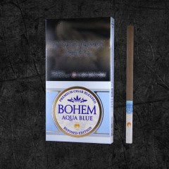 Сигариллы Бохем Супер слим - Аква Блу (Bohem Superslim - Aqua Blue) Сигариллы со вкусом черники и манго, формата Супер Слим