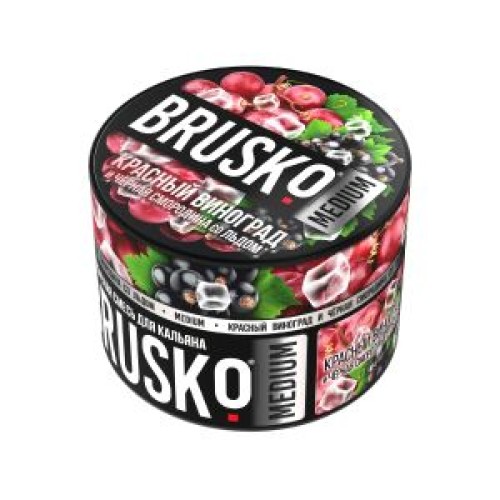 Табак для кальяна Brusko Medium 50 гр (Красный виноград и чёрная смородина со льдом)